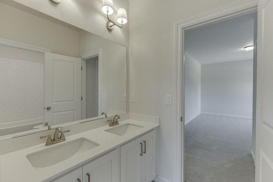 Furnished interior view inside a new home in , Buford (Image 19).
