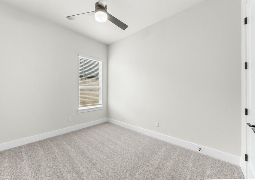 The secondary bedrooms are the perfect space for children's bedrooms or guest rooms.