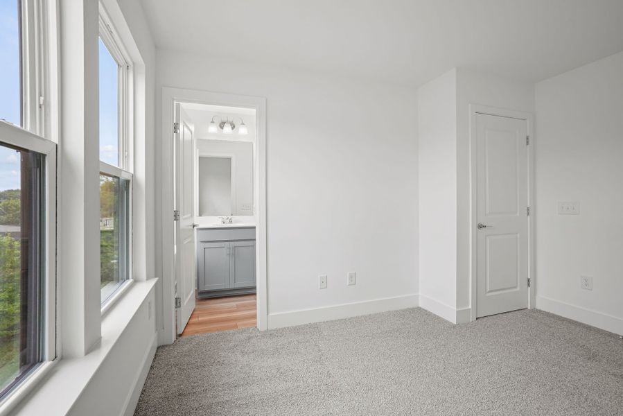 Spacious, unfurnished interior of a new home in West End Heights, Charlotte (Image 19). Spacious, unfurnished interior of a new home in West End Heights, Charlotte (Image 19).