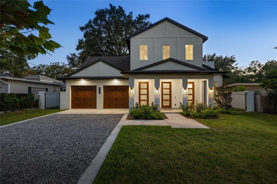 Front exterior of a new home in , Winter Park, FL, highlighting curb appeal (Image 26).