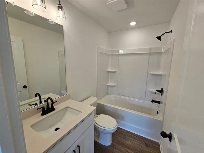 Furnished interior view inside a new home in The Estates at Casteel, Bethlehem (Image 8).