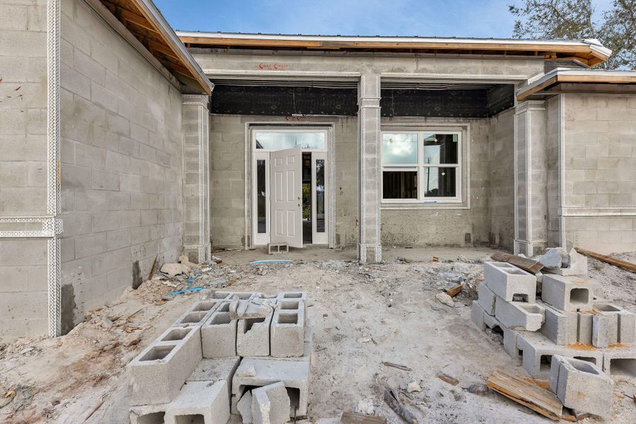 In-progress construction of a new home in , Port Charlotte, FL (Image 8). In-progress construction of a new home in , Port Charlotte, FL (Image 8).