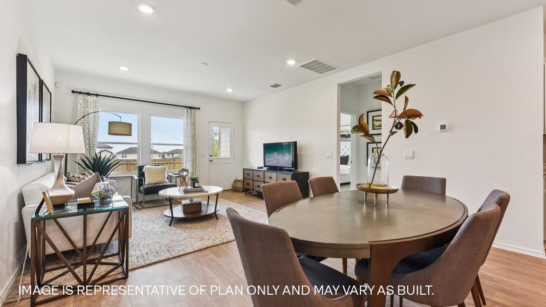 Furnished interior view inside a new home in Palomino, Manor (Image 12).