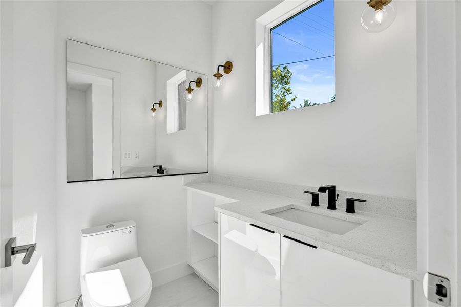 downstairs entry hall bath