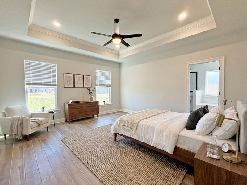 Furnished interior view inside a new home in Natureview, Freeport (Image 7).