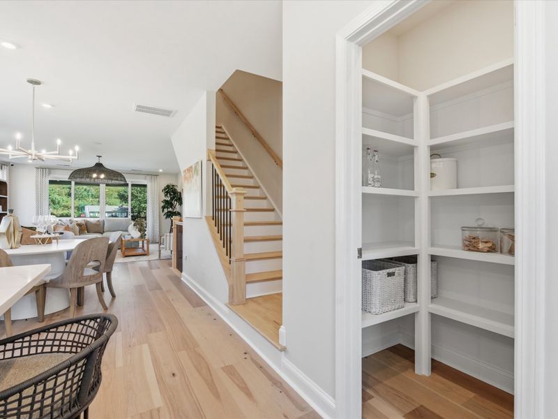 Furnished interior view inside a new home in Bellflower, Charlotte (Image 17).