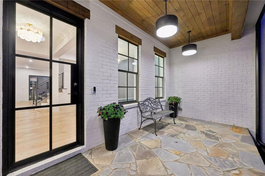 Exterior details and patio area of a home in , Roswell (Image 24). Exterior details and patio area of a home in , Roswell (Image 24).