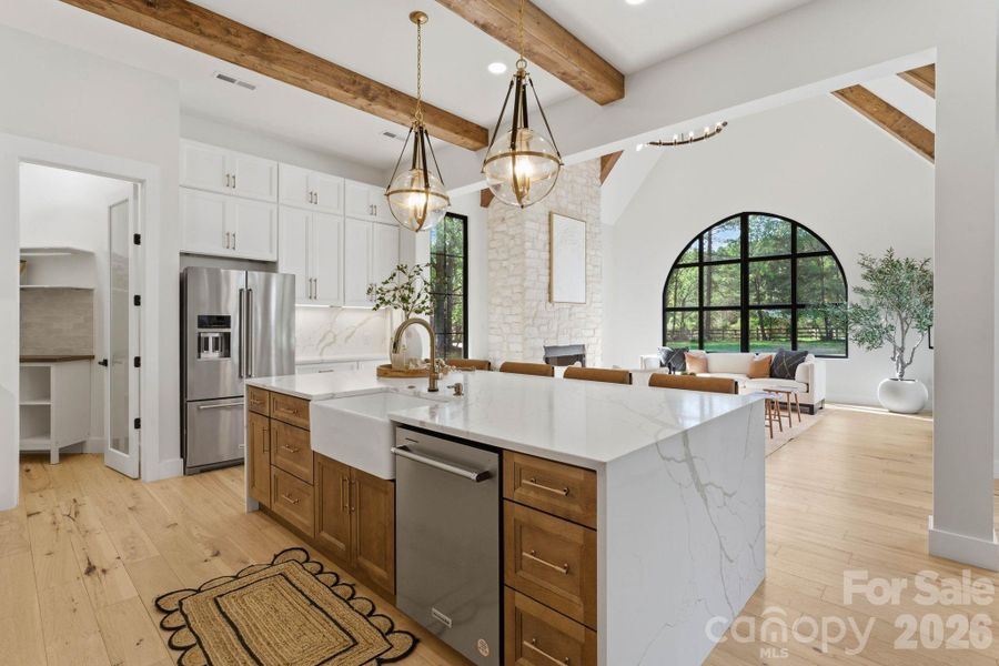 Furnished interior view inside a new home in , Mooresville (Image 14). Furnished interior view inside a new home in , Mooresville (Image 14).