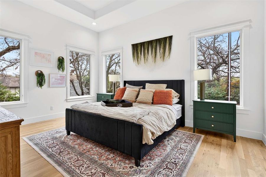 Furnished interior view inside a new home in , Dallas (Image 23).