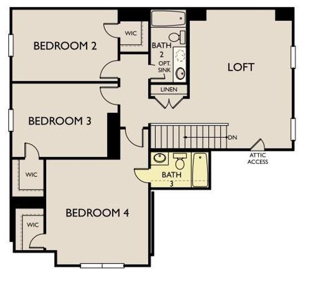The Hyde Floor plan The Hyde Floor plan