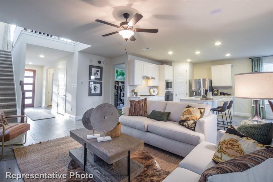 Representative furnished interior of a home built from the Hymeadow 2595 by Brohn Homes in Hymeadow, Maxwell (Image 25).