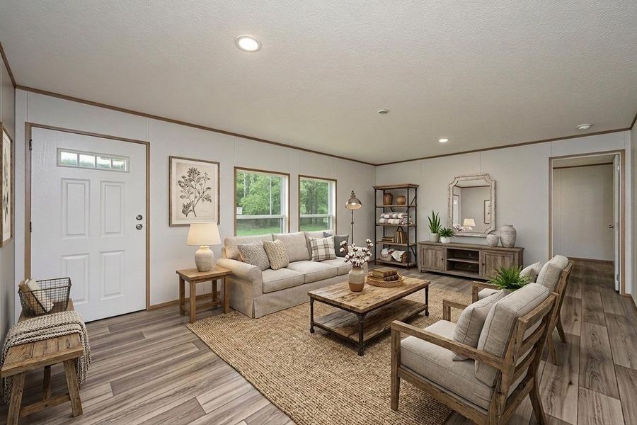 Furnished interior view inside a new home in , Walterboro (Image 11).