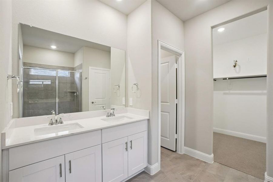 Furnished interior view inside a new home in Parks at Foster Crossing - Spring Series, Anna (Image 13).