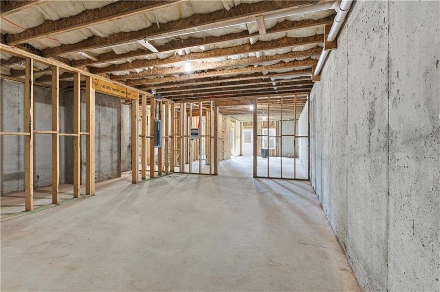 In-progress construction of a new home in The Estates at Hurricane Pointe, Douglasville, GA (Image 41).