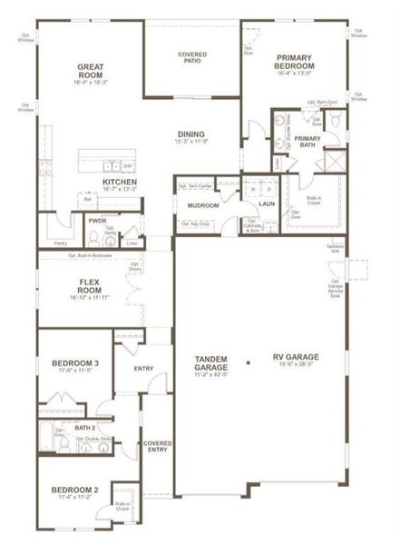 Deacon Floorplan- Representative Photo