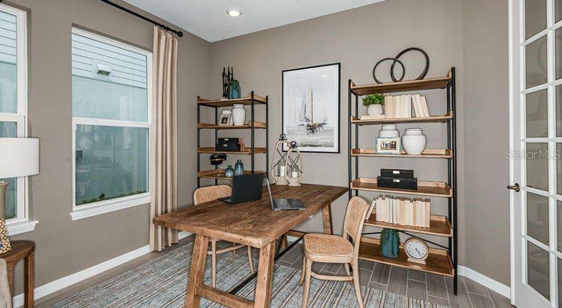 Furnished interior view inside a new home in Indigo Creek, Apollo Beach (Image 12).