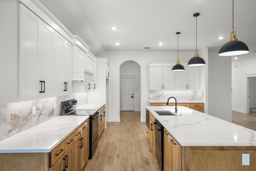 Furnished interior view inside a new home in , Canton (Image 11).