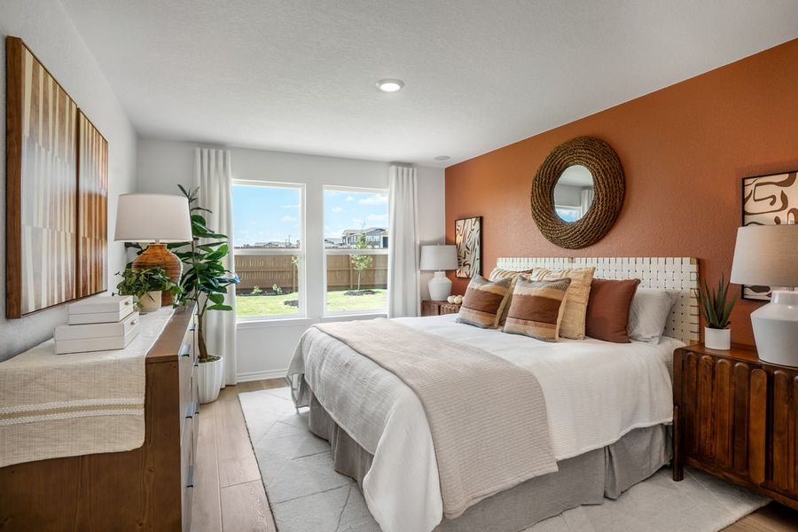 Representative furnished interior of a home built from the 1245 by KB Home in The Granary - Villa Collection, San Antonio (Image 8).