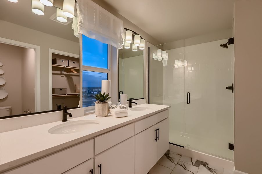 Primary Bathroom | Biscayne | Spring Valley | New Homes In Longmont, CO By Landsea Homes