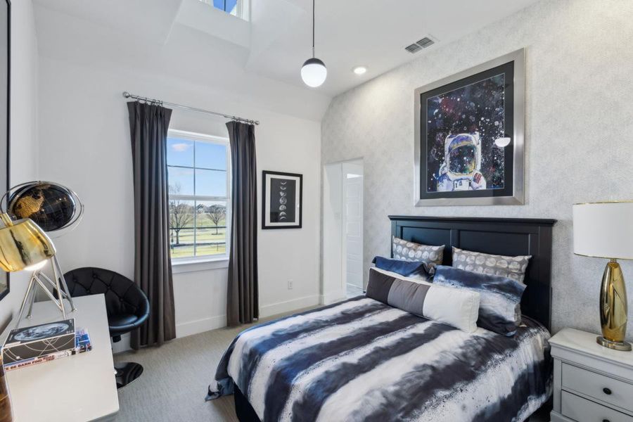 Furnished interior view inside a new home in South Pointe, Mansfield (Image 26). Furnished interior view inside a new home in South Pointe, Mansfield (Image 26).