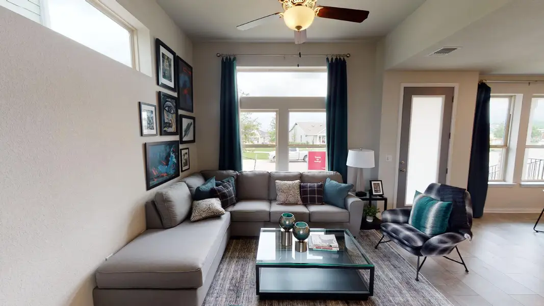 Furnished interior view inside a new home in Easton Park, Austin (Image 4).