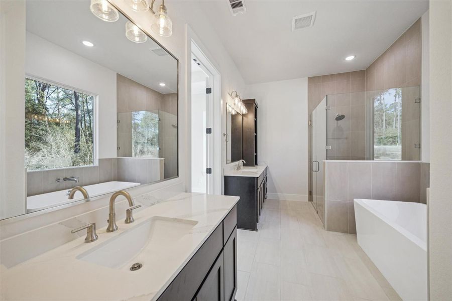 Furnished interior view inside a new home in , Plantersville (Image 9).