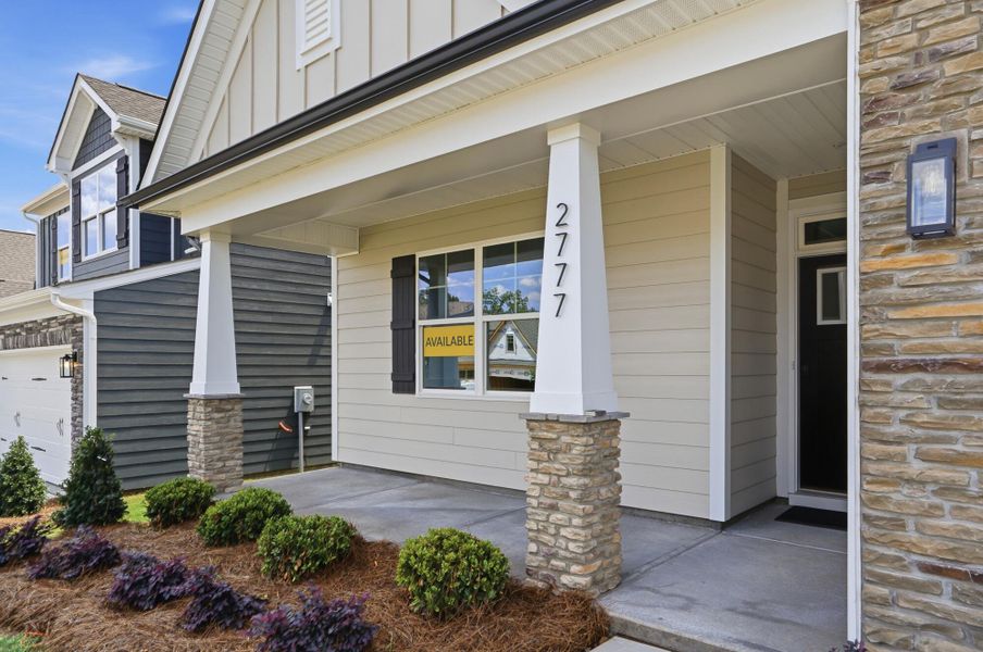 Exterior details and patio area of a home in Ashton Park, Monroe (Image 2).