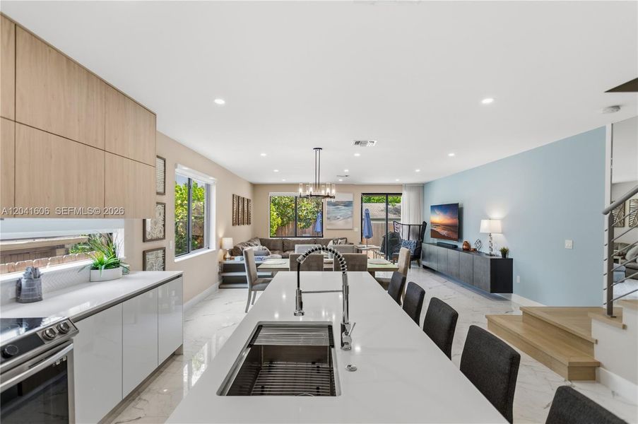 Furnished interior view inside a new home in , Fort Lauderdale (Image 5).