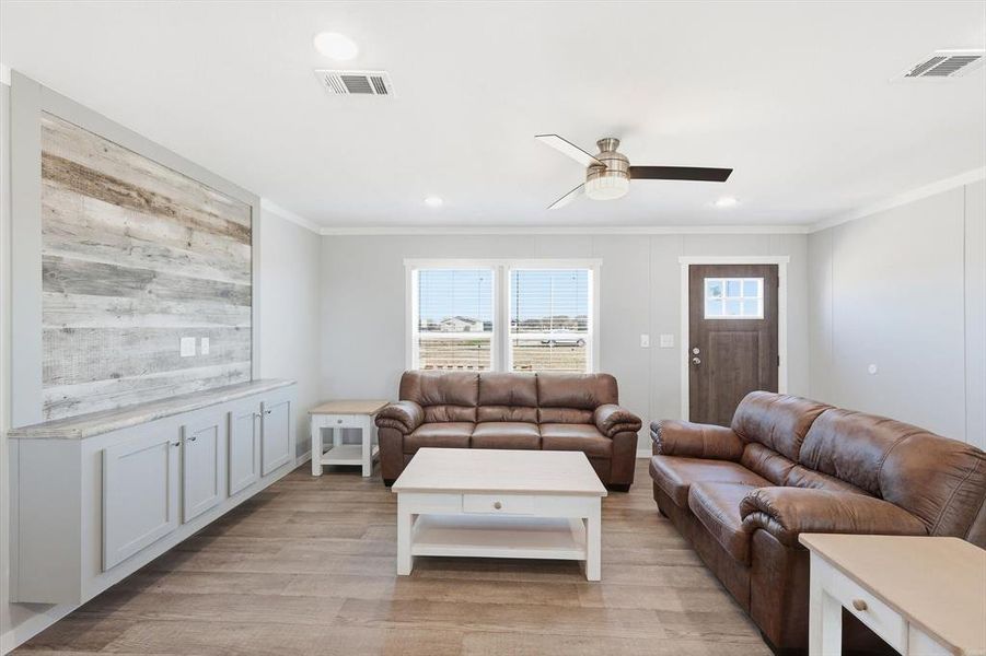 Furnished interior view inside a new home in , Gordonville (Image 3).
