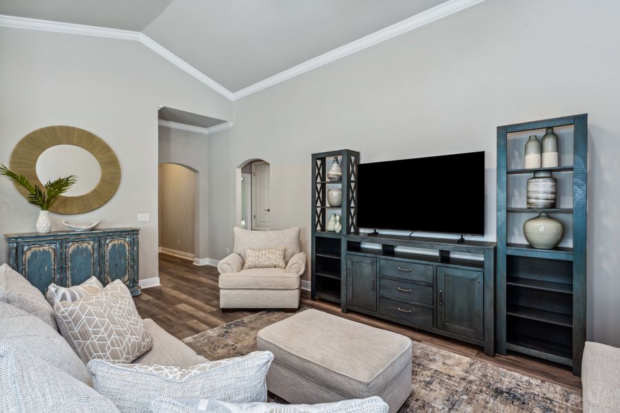 Representative furnished interior of a home built from the The Carlos by Herbst Homes in Doyle Hawkins Landing, Navarre (Image 7).