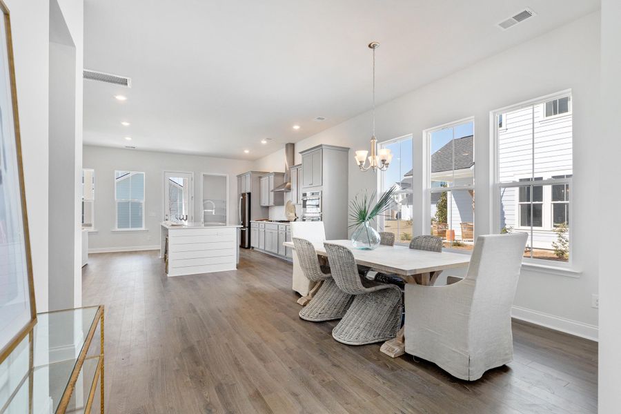 Furnished interior view inside a new home in Heron's Walk at Summers Corner, Summerville (Image 8).