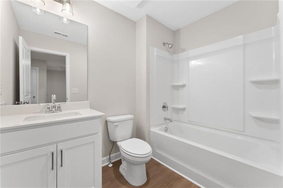 Furnished interior view inside a new home in Wildwood Place, Powder Springs (Image 10).