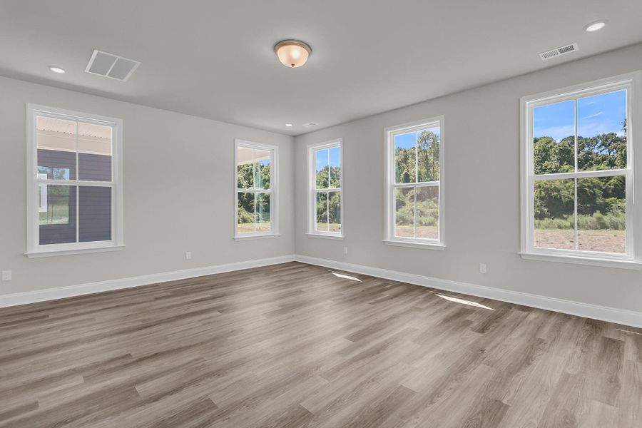 Spacious, unfurnished interior of a new home in Abbey Walk, Moncks Corner (Image 33). Spacious, unfurnished interior of a new home in Abbey Walk, Moncks Corner (Image 33).