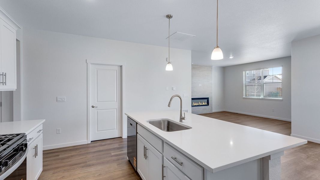 Furnished interior view inside a new home in Lakeside Canyon, Mead (Image 10). Furnished interior view inside a new home in Lakeside Canyon, Mead (Image 10).