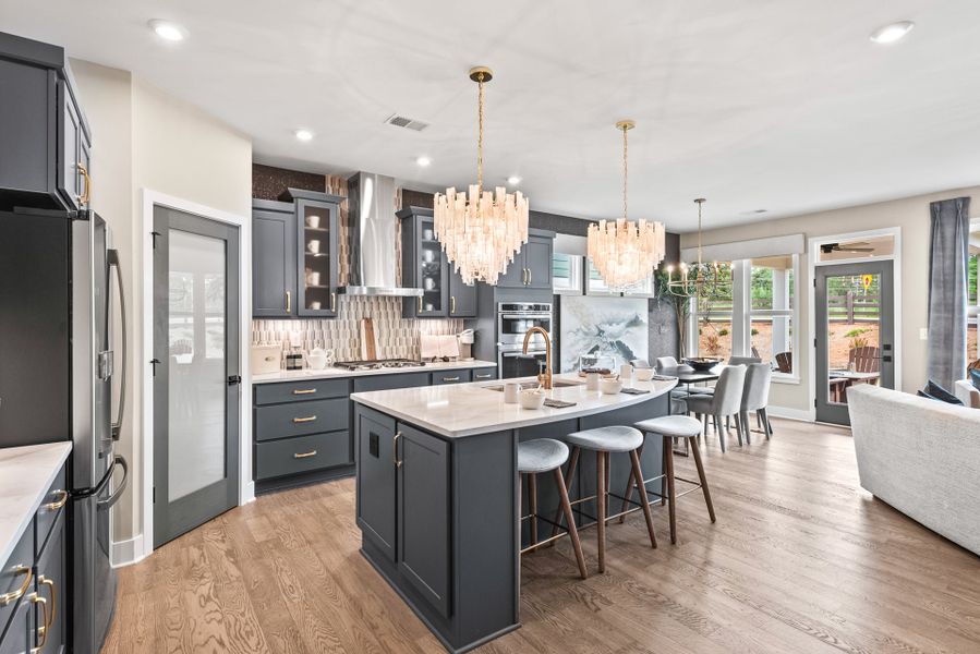 Representative furnished interior of a home built from the Amelia by Fischer Homes in Easton Park, Dallas (Image 7).