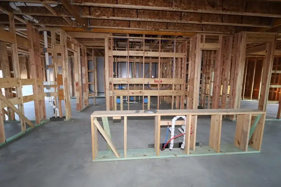 In-progress construction of a new home in The Meadows at Imperial Oaks, Conroe, TX (Image 11).