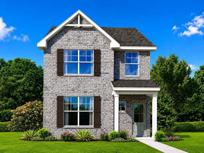 Representative exterior photo of a completed home built from the The Landon by Stephen Elliott Homes in Carrington Walk, Powder Springs, GA (Image 8). Representative exterior photo of a completed home built from the The Landon by Stephen Elliott Homes in Carrington Walk, Powder Springs, GA (Image 8).