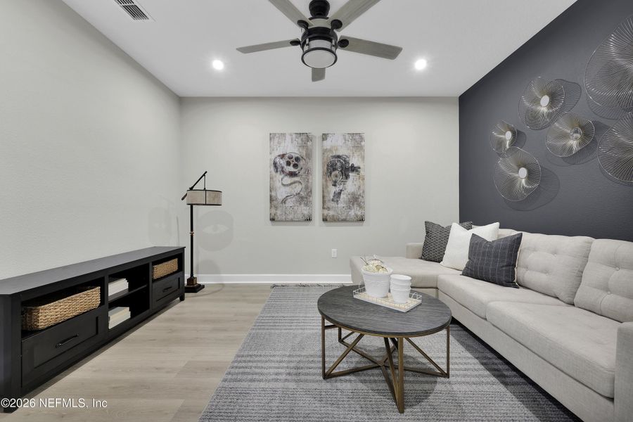 Furnished interior view inside a new home in Trailmark - Phase 10, St. Augustine (Image 5).