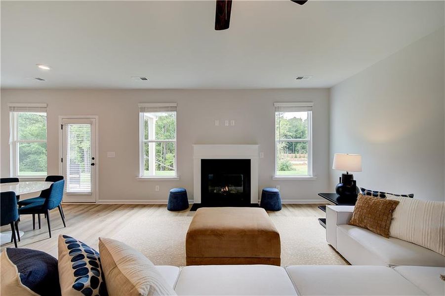Furnished interior view inside a new home in Northcroft, Loganville (Image 36).