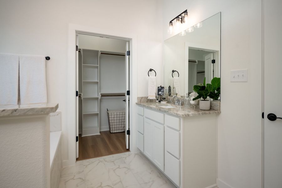 Representative furnished interior of a home built from the The Rose by Avonley Homes in Pinemont, Bryan (Image 16).