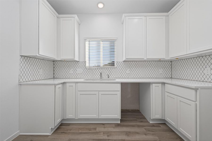 Furnished interior view inside a new home in Enclave at Willis, Willis (Image 7).