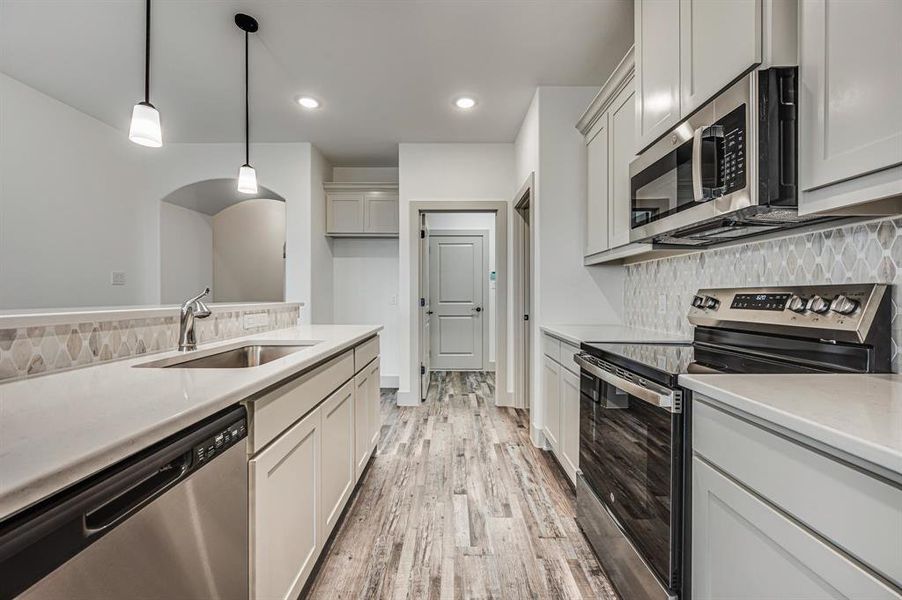 kitchen looking towards laundry room