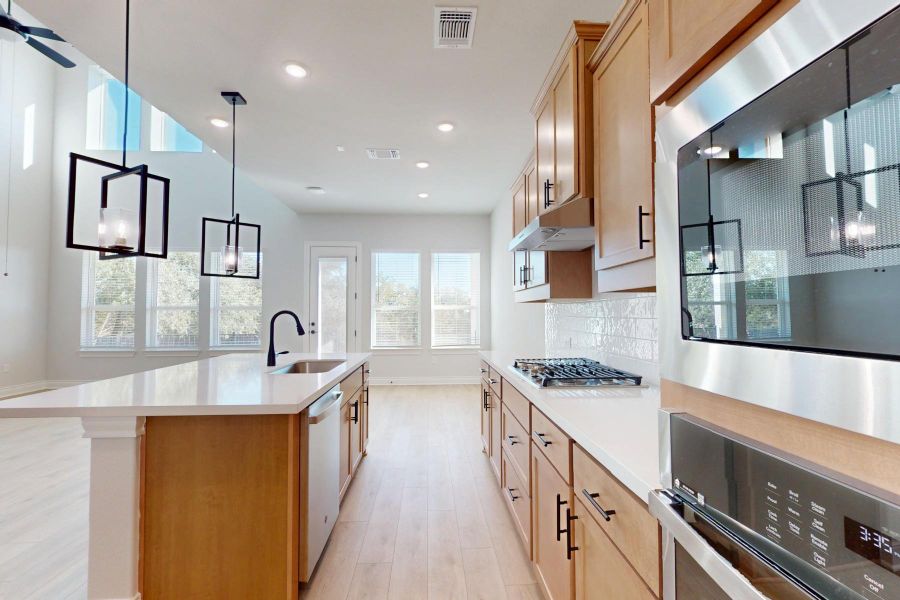 Furnished interior view inside a new home in Edgewood, Leander (Image 9). Furnished interior view inside a new home in Edgewood, Leander (Image 9).