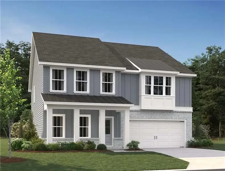 Rendering is for illustrative purposes. Actual exterior selections may vary by homesite. Rendering is for illustrative purposes. Actual exterior selections may vary by homesite.