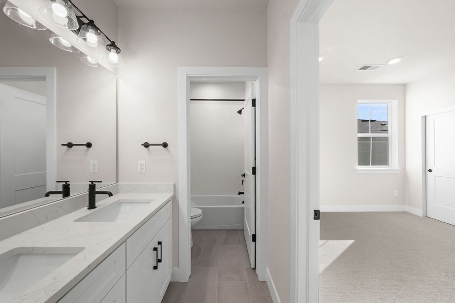 Furnished interior view inside a new home in Trumark Homes at Sterling Ranch, Littleton (Image 11).
