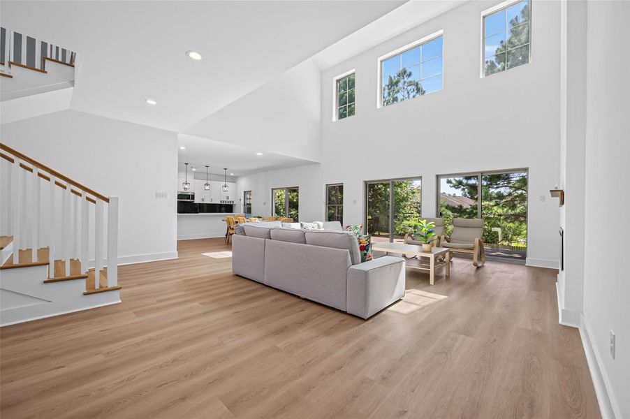 Furnished interior view inside a new home in , Conroe (Image 5).