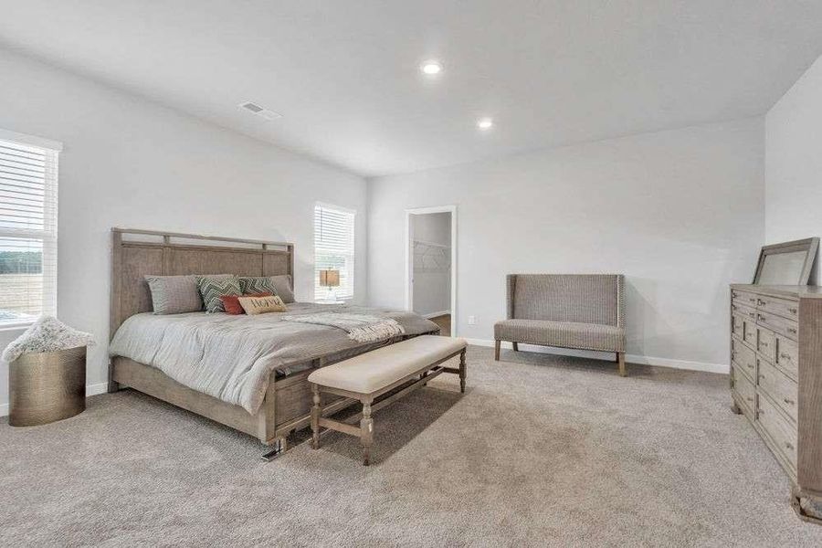 Furnished interior view inside a new home in The Woodlands Preserve, Jackson (Image 9).