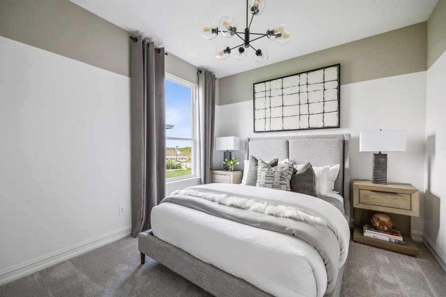 *Model Representation - Spacious secondary bedroom