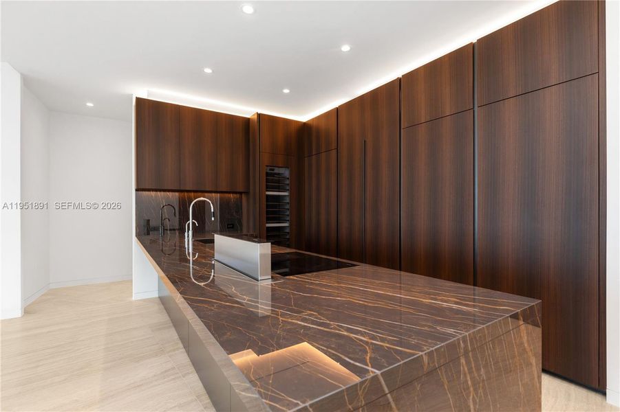 Furnished interior view inside a new home in , Miami (Image 6).