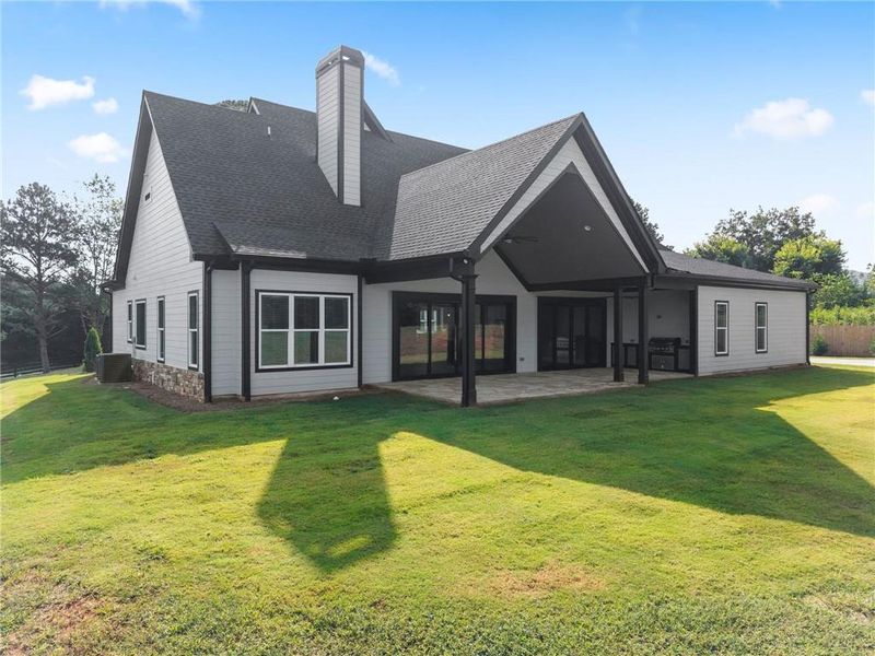 Exterior details and patio area of a home in , Cumming (Image 28).